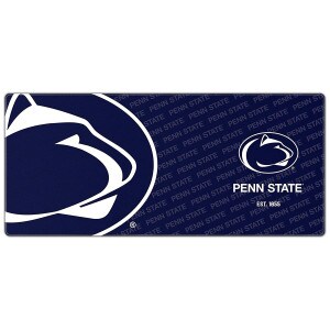 desk pad with repeating Penn State pattern under extra large Athletic Logo, large Athletic Logo and Penn State Est. 1855
